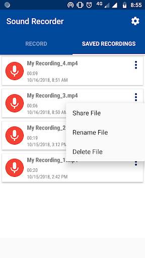 Voice Recorder 6 تصوير الشاشة