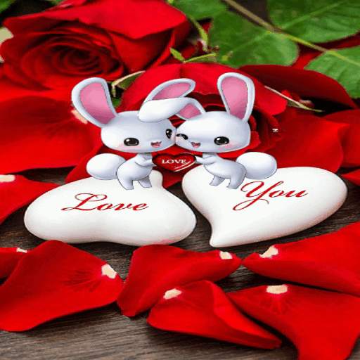 Romantic Rabbit Live Wallpaper 3