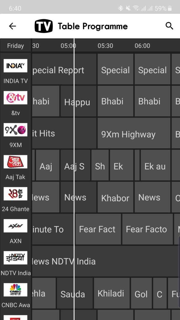 India TV Listing Guide screenshot 6