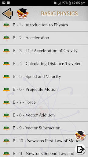 Physics - Tutorials - Lectures screenshot 6