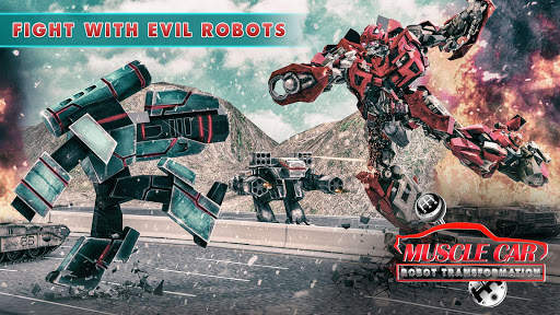 Advanced Muscle Robot Car Transform Games 2018 screenshot 3