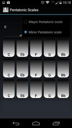 Pentatonic Scales screenshot 1
