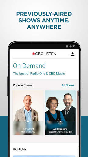 CBC Listen: Free Music, On-Demand Radio & Podcasts screenshot 5