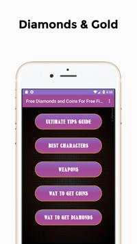 Diamonds & Coins For Free Fire - Guide 2019 screenshot 5