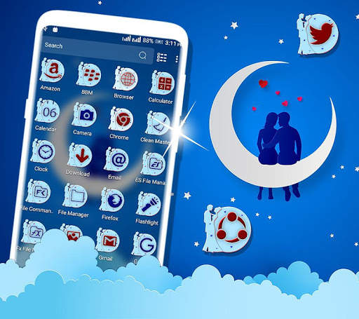 Couple Love Launcher Theme screenshot 5