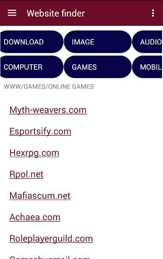 Website Finder screenshot 7