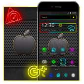 Neon Apple Launcher Theme🍎 1.1.1