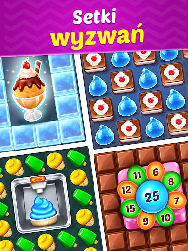 Ice Cream Paradise: Dopasuj 3 screenshot 13