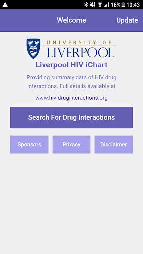 Liverpool HIV iChart screenshot 1