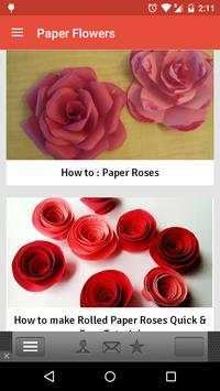 How to make paper flowers 3 تصوير الشاشة