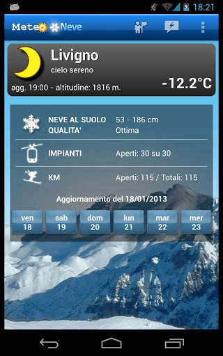 WeatherSnow screenshot 2