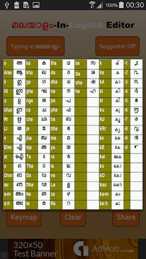 Manglish - Malayalam Editor screenshot 3