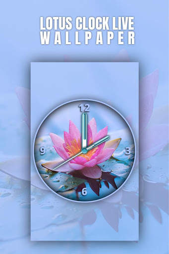 Lotus Clock Live Wallpaper screenshot 5