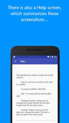 A Simple List screenshot 7
