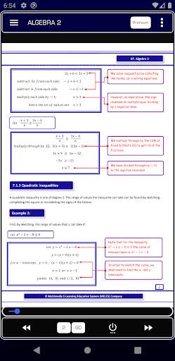 Algebra 2 Pure Math screenshot 2