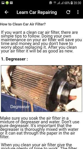 Learn Car Repairing Offline screenshot 7