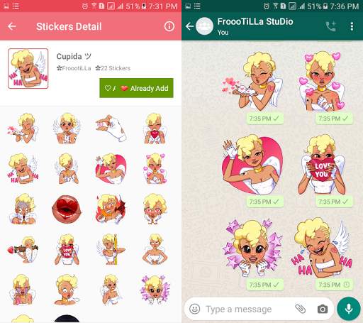 WAStickerApps - Pretty Girl Stickers screenshot 3