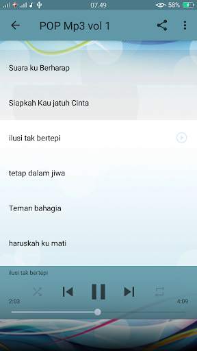Musik POP Mp3 Offline screenshot 3