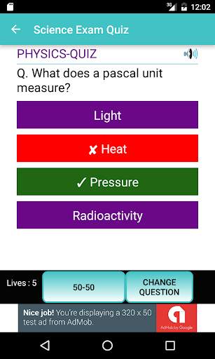 Science Exam Quiz скриншот 5