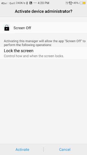 LockScreen : One Touch to screen off/on screenshot 3