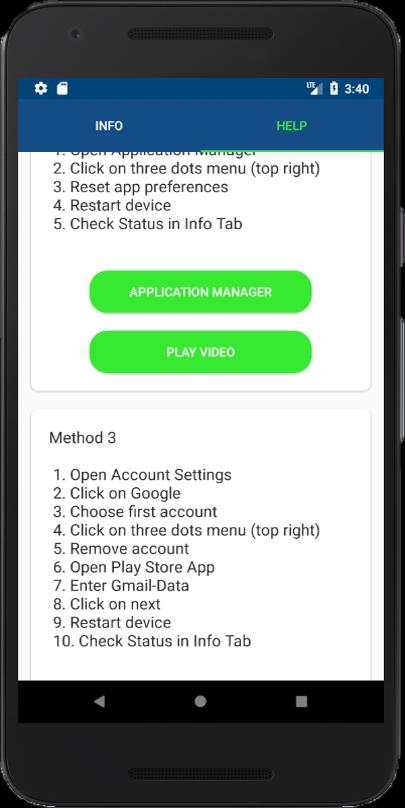 Quickfix for Google Play Services stopped & update screenshot 2