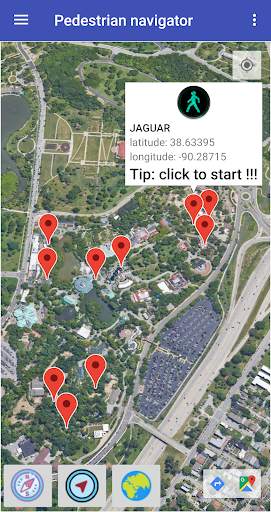 Pedestrian navigator screenshot 2
