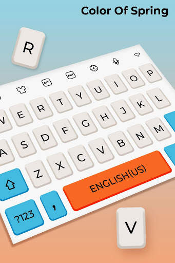 Color Of Spring Keyboard 1 تصوير الشاشة