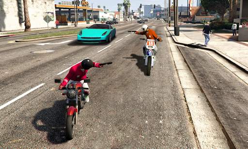 Crazy Moto Attack Racing screenshot 2