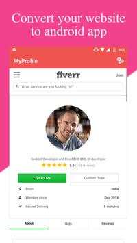 Website to App builder - App Builder screenshot 4