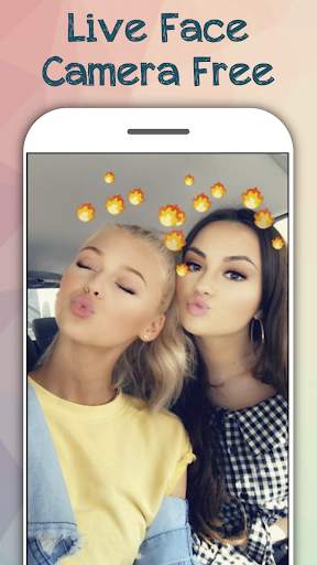 Live Face Camera Free cute & funny motion sticker screenshot 5