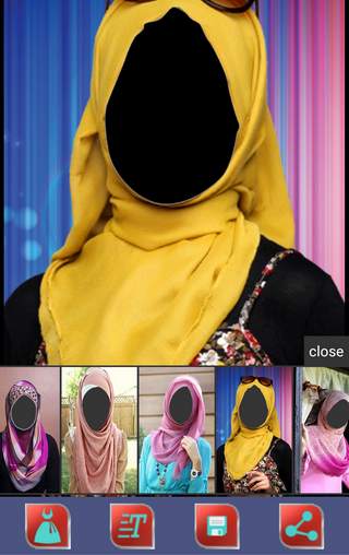 Muslima fashion photo editor screenshot 1