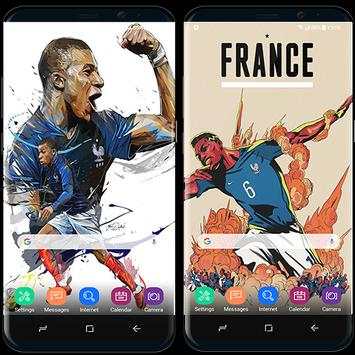Tim sepak bola Perancis wallpaper Piala Dunia 2018 screenshot 2