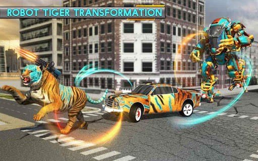 Robot Transforming Wild Tiger Game: Cheetah Games screenshot 11