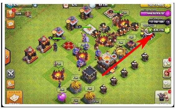 Server Gems Clash of Clans FHX screenshot 1