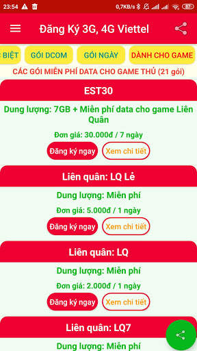 Đăng ký 3G/4G Viettel screenshot 5