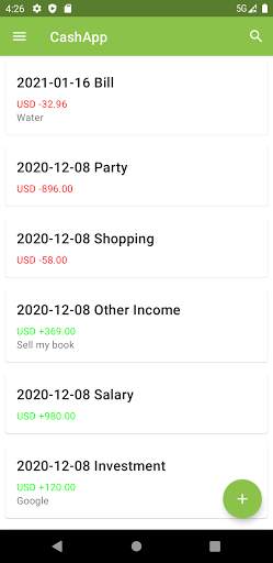 CashApp - Manage My Cash Flow screenshot 1