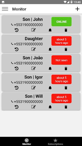 Online Monitor (Last Seen) screenshot 1