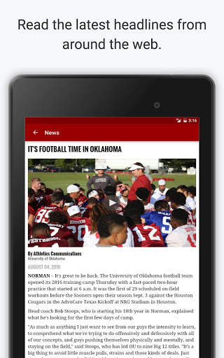 SoonerApp OU Football News screenshot 8