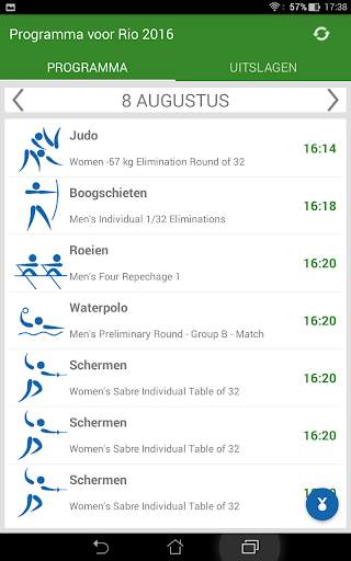 Programma voor Rio 2016 screenshot 6