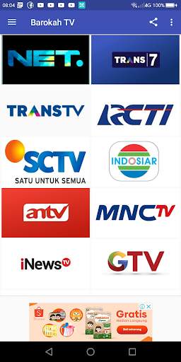 Barokah TV – Live Streaming TV Nasional Indonesia screenshot 2