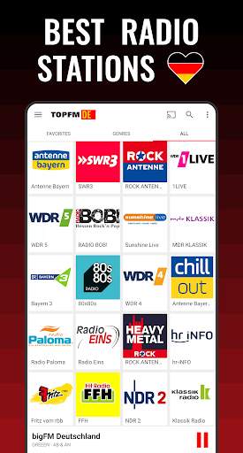 Radio Germany online screenshot 1