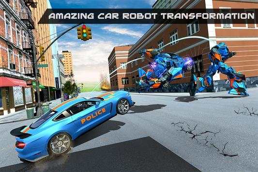 US Police Transform Robot Car Flying Fire Dragon screenshot 3