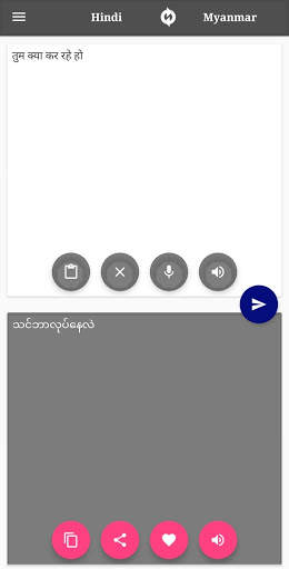 Hindi - Myanmar (Burmese) Translator скриншот 1