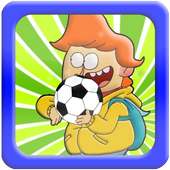 Olly bermain sepak bola logo