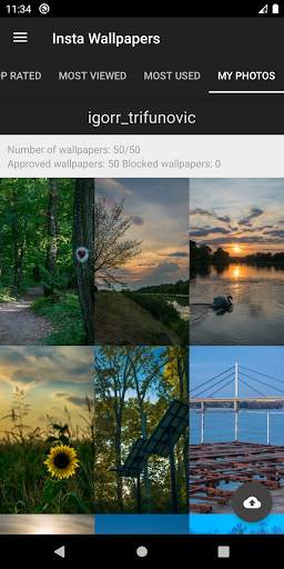 Insta Wallpapers - free wallpapers from Instagram screenshot 6