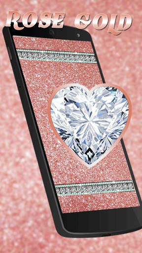 Rose Gold Free Live wallpaper screenshot 2