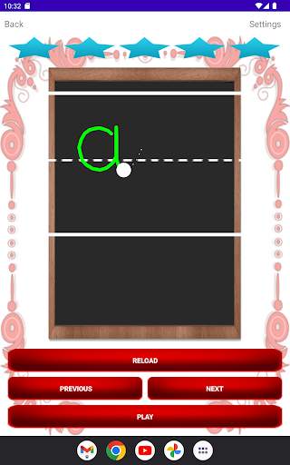 Cursive Letters Alphabets screenshot 9