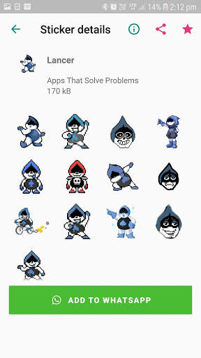 Undertale Stickers For WhatsApp screenshot 6