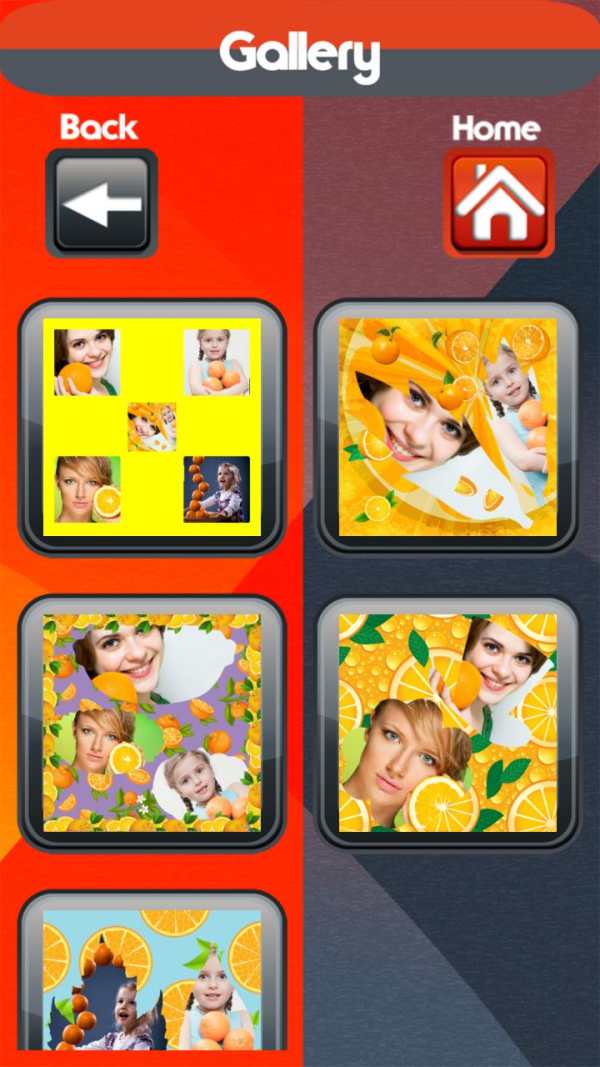 Orange Photo Collage screenshot 7