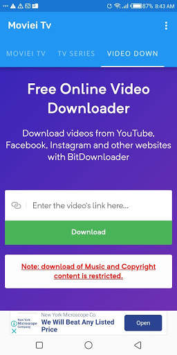 Moviei TV - watch movies download all HD Quality screenshot 3